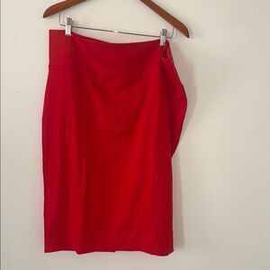 Iris plus size Red 3X Pencil Skirt Knee-Length SKIRT NWOT